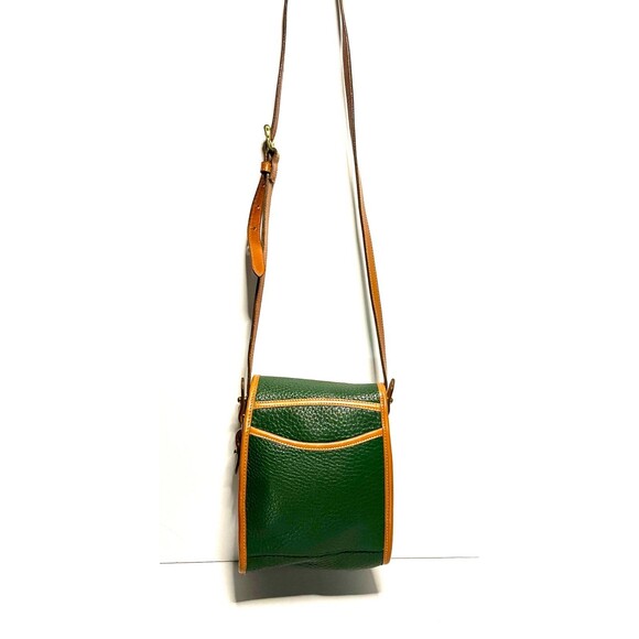 Dooney and Burke vintage crossbody  dark green never used - Picture 3 of 10